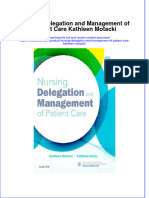 Textbook Nursing Delegation and Management of Patient Care Kathleen Motacki Ebook All Chapter PDF