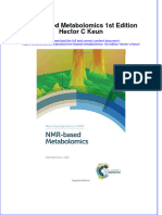 Download textbook Nmr Based Metabolomics 1St Edition Hector C Keun ebook all chapter pdf 