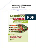 PDF Nutrition and Diabetes Second Edition Emmanuel C Opara Ebook Full Chapter