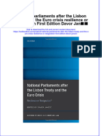Download textbook National Parliaments After The Lisbon Treaty And The Euro Crisis Resilience Or Resignation First Edition Davor Jancic ebook all chapter pdf 