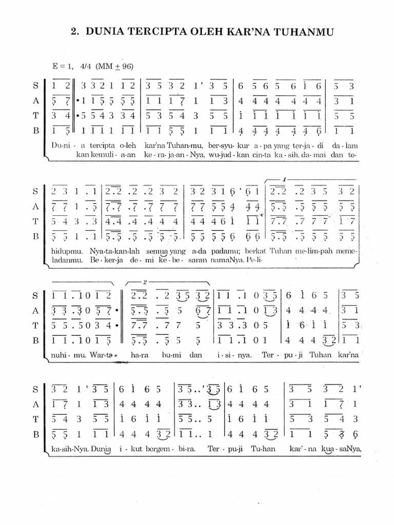 NNBT 2 Dunia Tercipta Oleh Karna Tuhanmu | PDF