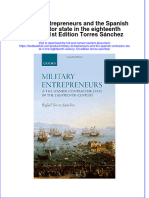 Download textbook Military Entrepreneurs And The Spanish Contractor State In The Eighteenth Century 1St Edition Torres Sanchez ebook all chapter pdf 