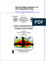 Download textbook Non Traditional Stable Isotopes 1St Edition Fang Zhen Teng ebook all chapter pdf 