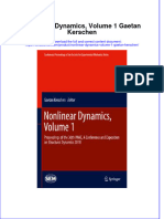 Textbook Nonlinear Dynamics Volume 1 Gaetan Kerschen Ebook All Chapter PDF