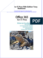 PDF Office 365 For It Pros Fifth Edition Tony Redmond Ebook Full Chapter
