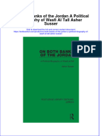 Download textbook On Both Banks Of The Jordan A Political Biography Of Wasfi Al Tall Asher Susser ebook all chapter pdf 