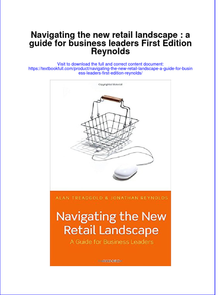 Textbook Navigating The New Retail Landscape A Guide For Business 