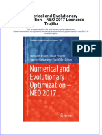 Download textbook Numerical And Evolutionary Optimization Neo 2017 Leonardo Trujillo ebook all chapter pdf 