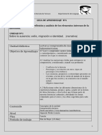 LENGUAJE 2DO MEDIO Guía de Aprendizaje 1. 2 Medio