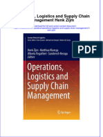 Textbook Operations Logistics and Supply Chain Management Henk Zijm Ebook All Chapter PDF