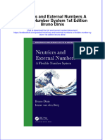 PDF Neutrices and External Numbers A Flexible Number System 1St Edition Bruno Dinis Ebook Full Chapter
