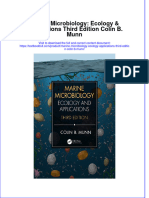 PDF Marine Microbiology Ecology Applications Third Edition Colin B Munn Ebook Full Chapter