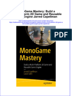 Download full chapter Monogame Mastery Build A Multi Platform 2D Game And Reusable Game Engine Jarred Capellman pdf docx