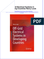 Download textbook Off Grid Electrical Systems In Developing Countries Henry Louie ebook all chapter pdf 