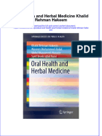 Textbook Oral Health and Herbal Medicine Khalid Rehman Hakeem Ebook All Chapter PDF