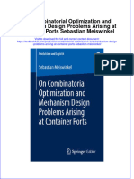 Download textbook On Combinatorial Optimization And Mechanism Design Problems Arising At Container Ports Sebastian Meiswinkel ebook all chapter pdf 
