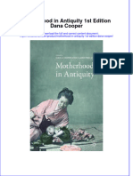 Download textbook Motherhood In Antiquity 1St Edition Dana Cooper ebook all chapter pdf 