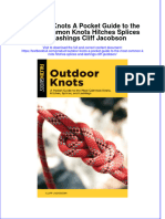 Textbook Outdoor Knots A Pocket Guide To The Most Common Knots Hitches Splices and Lashings Cliff Jacobson Ebook All Chapter PDF