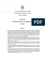 Economia Dominicana y Contemporanea