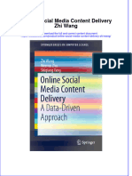 Download textbook Online Social Media Content Delivery Zhi Wang ebook all chapter pdf 