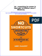 Download textbook No Shortcuts Organizing For Power In The New Gilded Age 1St Edition Jane F Mcalevey ebook all chapter pdf 