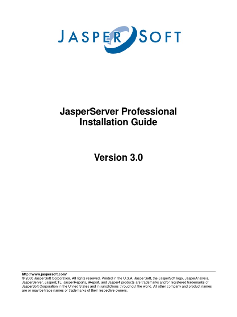 Jasper Server Pro Install Guide | PDF | Linux Distribution ...