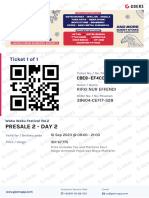 (Event Ticket) PRESALE 2 - DAY 2 - Waku Waku Festival Vol.2 - 1 38604-CEF17-328
