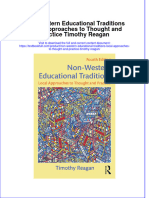 Textbook Non Western Educational Traditions Local Approaches To Thought and Practice Timothy Reagan Ebook All Chapter PDF