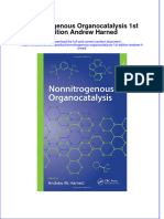 Textbook Nonnitrogenous Organocatalysis 1St Edition Andrew Harned Ebook All Chapter PDF