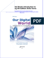 PDF Our Digital World Introduction To Computing 5Th Edition Anita Verno Ebook Full Chapter