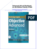 Textbook Objective Advanced 4Th Ed Workbook With Answers 4Th Edition Felicity Odell Ebook All Chapter PDF