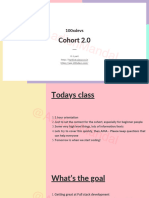 Week 1.1 - Orientation Class
