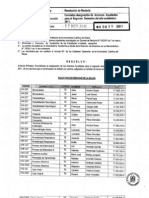 Resolución de Rectoría N°30-2011