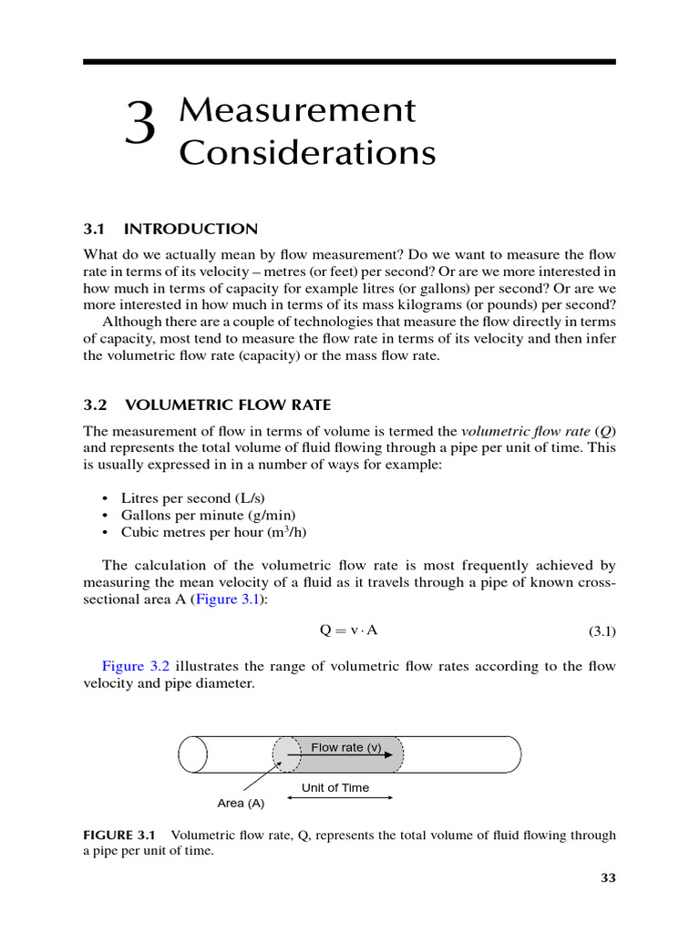 Measurement Considerations | PDF | Flow Measurement | Accuracy And ...