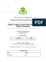 Online - Voting - System - Data - Structure - Project - Proposal - Adnan Al Emran Ontor