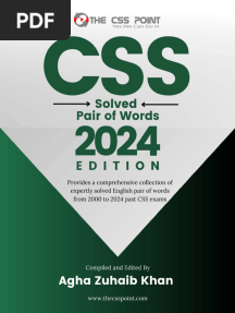 CSS Solved Pair of Words 2000 To 2024 by Agha Zuhaib Khan