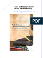 Download textbook Paulo Freire And Transformative Education Alethea Melling ebook all chapter pdf 