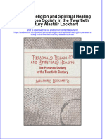 Download textbook Personal Religion And Spiritual Healing The Panacea Society In The Twentieth Century Alastair Lockhart ebook all chapter pdf 