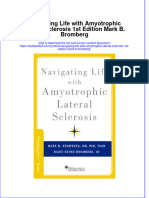 Download textbook Navigating Life With Amyotrophic Lateral Sclerosis 1St Edition Mark B Bromberg ebook all chapter pdf 