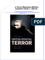 PDF Ontological Terror Blackness Nihilism and Emancipation Calvin L Warren Ebook Full Chapter