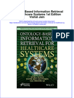 Download pdf Ontology Based Information Retrieval For Healthcare Systems 1St Edition Vishal Jain ebook full chapter 