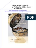 Download textbook Neoclassical Realist Theory Of International Politics 1St Edition Norrin M Ripsman ebook all chapter pdf 