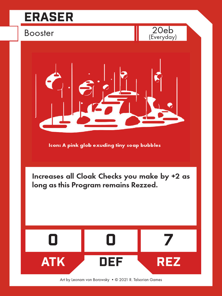 Netrunner Program Effects and Stats | PDF