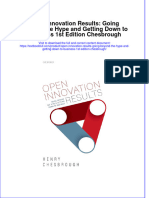 Download pdf Open Innovation Results Going Beyond The Hype And Getting Down To Business 1St Edition Chesbrough ebook full chapter 
