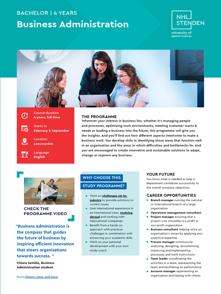 Ba Business Administration FT LWD | PDF | Strategic Management | Business