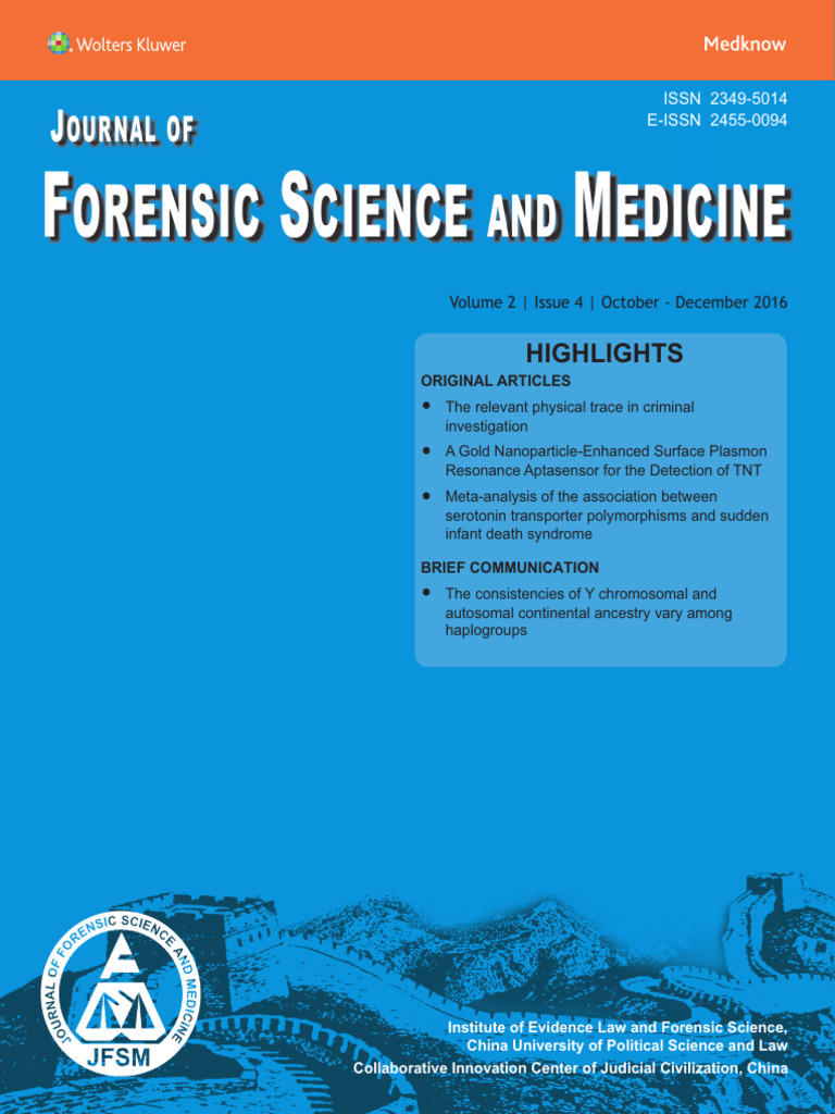 JForensicSciMed 2016 2 4 208 164662 | PDF | Forensic Science | Information