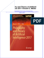 Textbook Philosophy and Theory of Artificial Intelligence 2017 Vincent C Muller Ebook All Chapter PDF