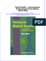 Textbook Perinatal Mental Health A Sourcfor Health Professionals First Edition Diana Riley Ebook All Chapter PDF
