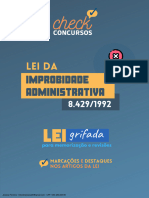 Improbidade - Lei Grifada Improbidade - Check Concursos