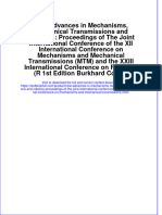 Download textbook New Advances In Mechanisms Mechanical Transmissions And Robotics Proceedings Of The Joint International Conference Of The Xii International Conference On Mechanisms And Mechanical Transmissions Mtm ebook all chapter pdf 